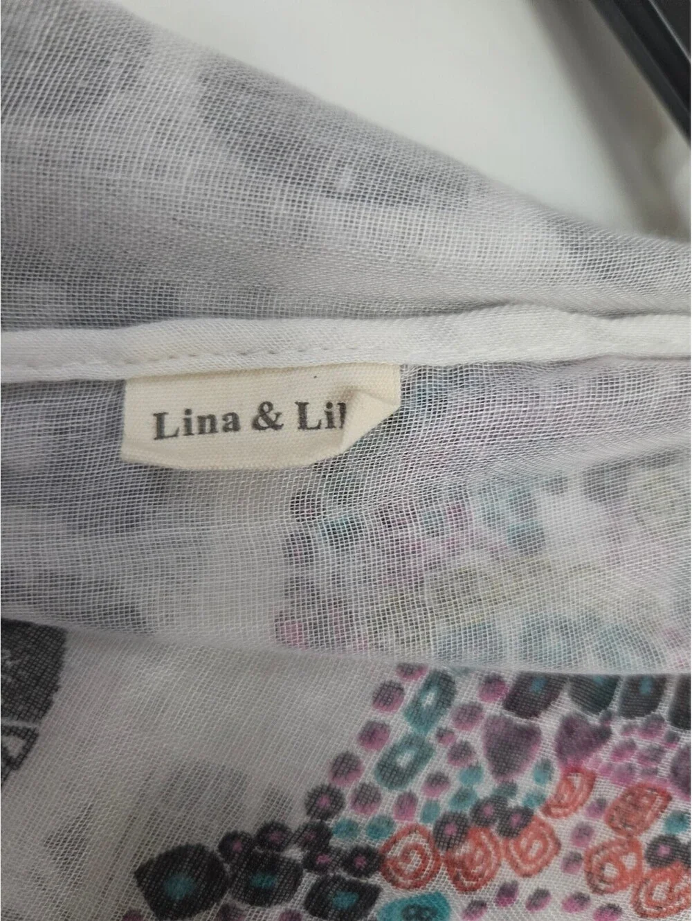 Lina & Lilly Sheer Skull Print Shawl Scarf Wrap 36x37 Inches
